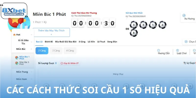 Phương pháp soi cầu 1 số duy nhất dễ áp dụng, hiệu quả cao