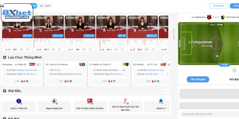 Giới thiệu về ưu điểm làm nên tên tuổi của 8XBET